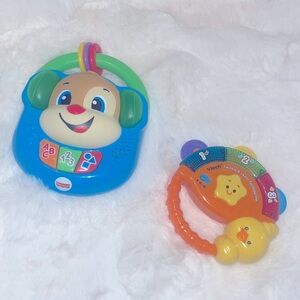 2-Piece Baby Toys Lot | VTech Twinkle and Learn Tambourine &